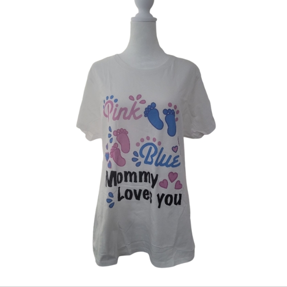 Port & Company Gender Reveal Crewneck Shirt - Picture 2 of 5